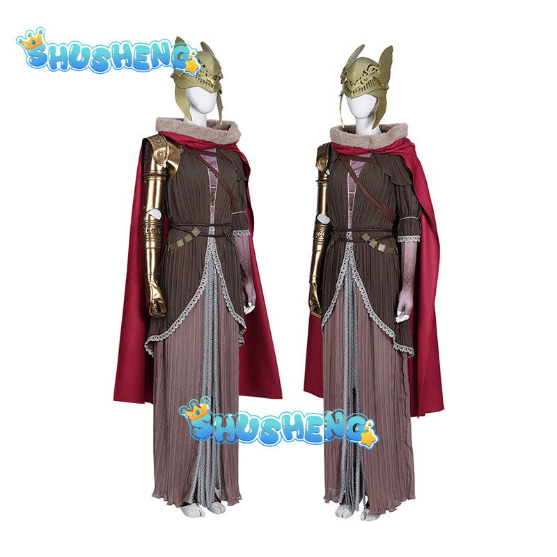 Woman Malenia Cosplay Costume Malenia Dress Cloak Outfit Full Set and Individual Items Are Sold Custom Size