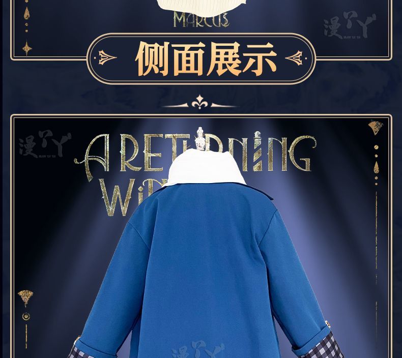 Reverse:1999 Marcus Cosplay Costume Cos Game Anime Party Uniform Hallowen Play Role Clothes Clothing Dress