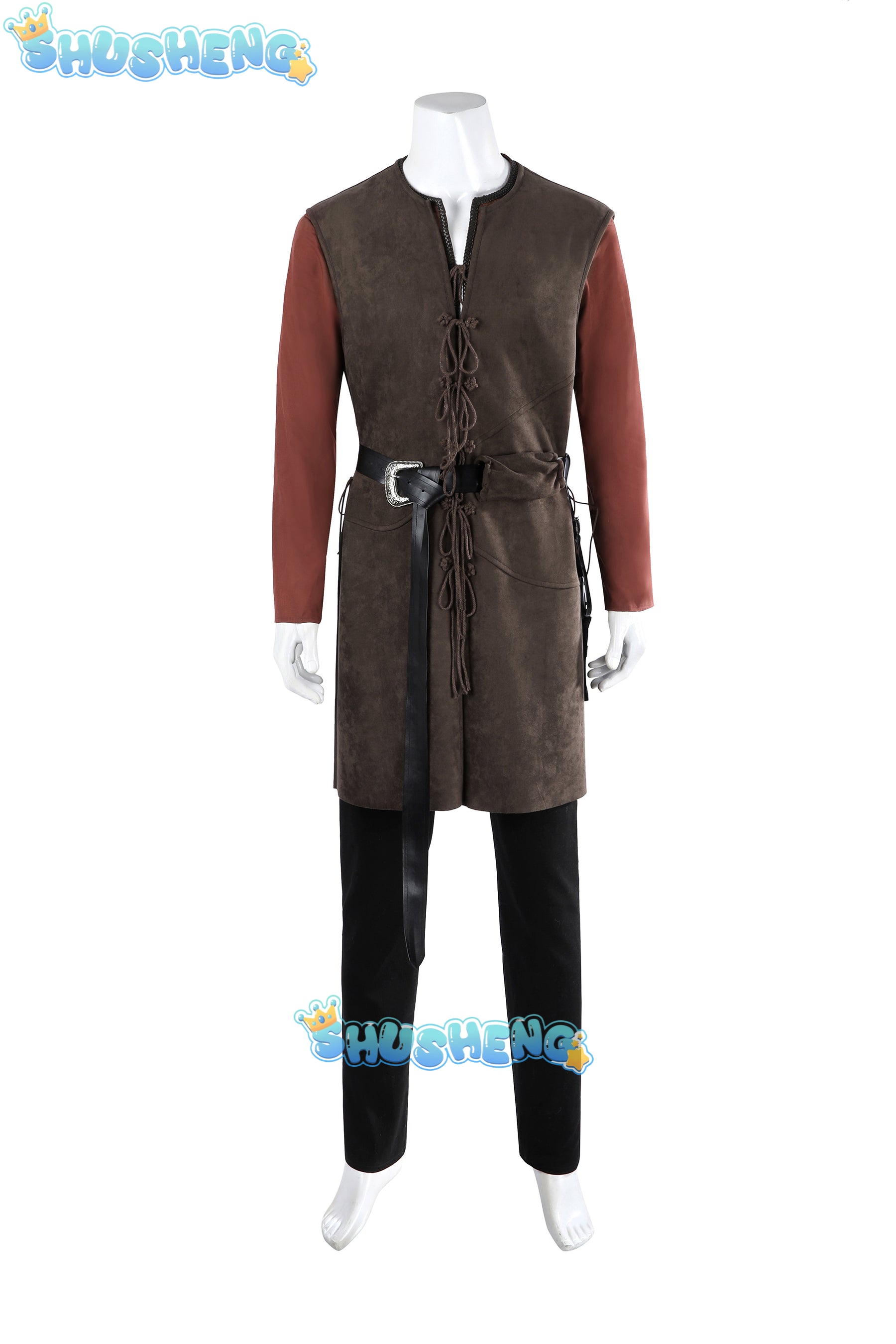 Movie Aragorn Cosplay Outfits Men's Aragorn Fighting Uniform Custom Made