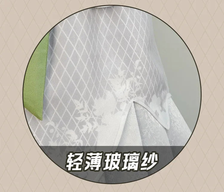 Nu: Carnival Olivine Cosplay Costume Sweet Maid Dress Halloween Carnival Lolita Uniform Accessories Prop Woman Man Olivine Set