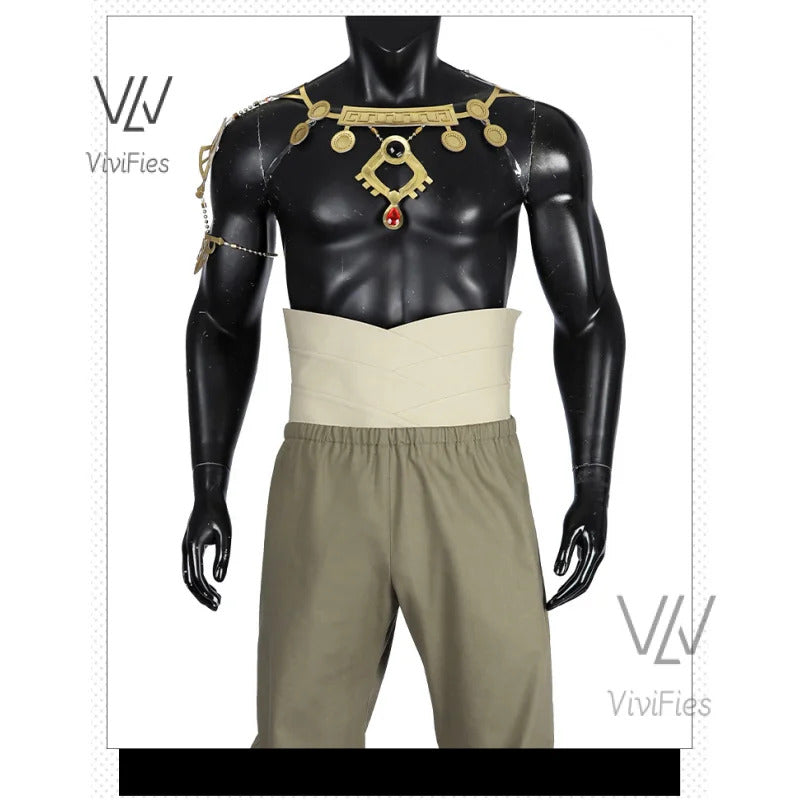 New Game Ganondorf Tears of the Kingdom Cosplay Costume Character Uniform Halloween Carnival Costume Complete Set Men Suit