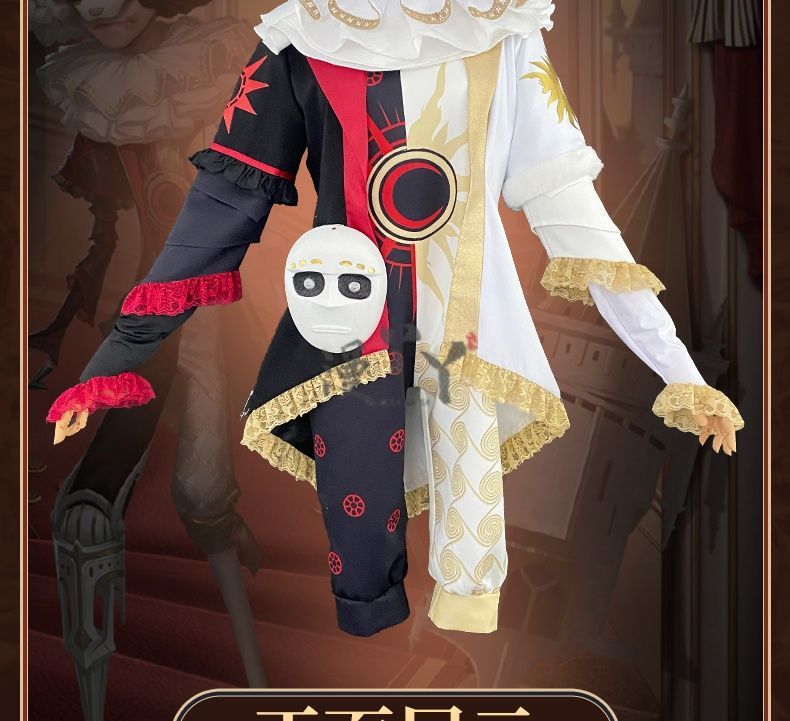 Weeping Clown Cosplay Game Identity V Joker Fashion Costume Anime Women Men Cute Suit Role Play Clothing Halloween Suit