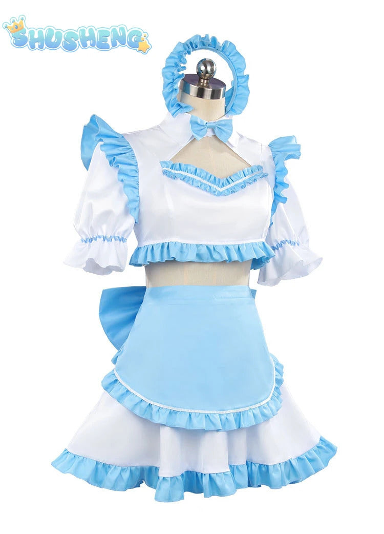 Anime Roshidere Alya Alisa Mikhailovna Kujou Cosplay Maid Costume Wig Yuki Suou Dress Maid Skirt Ayano Kimishima Halloween Women