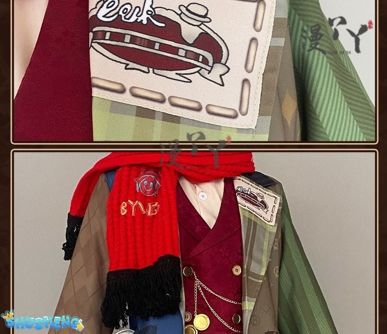 Identity ⅤFactory owner Cosplay Leo Beck Costume Halloween Carnival Party Christmas Play Role Clothes Clothing