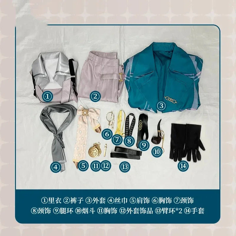 Shusheng Nu: Carnival Rei Men Cosplay Costume Cos Game Anime Party Uniform Hallowen Play Role Clothes Clothing