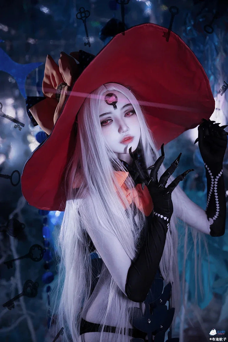 FGO Abigail Williams Summer Cosplay Fate/Grand Order FGO Costume Halloween party sexy dress hat gloves socks tattoo stickers set