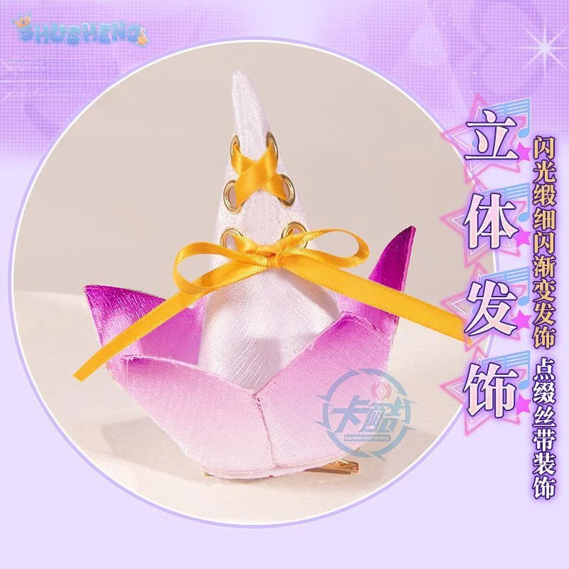 Anime Aikatsu!Hoshimiya Ichigo Cosplay Costume New Sweet Lolita Dress Wig Accessories Props Uniform Men Women Fashion Set S-XXL