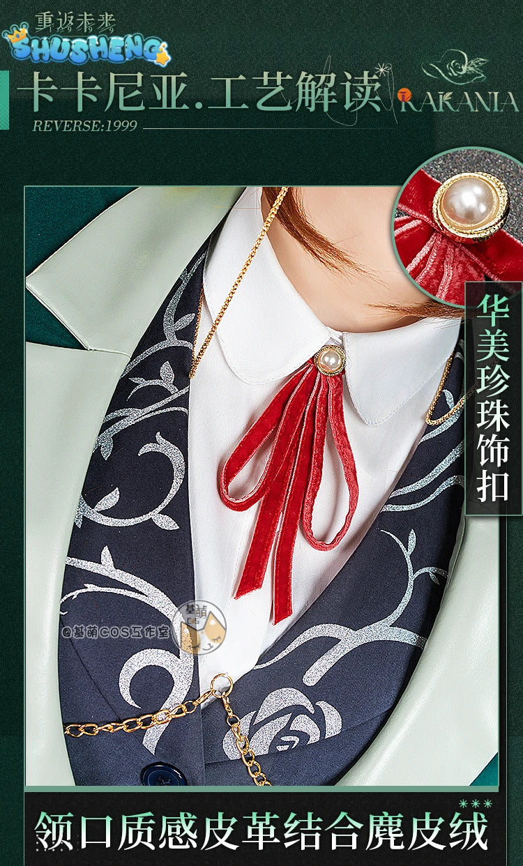 Reverse:1999 Kakania Doctor Game Suit Gorgeous Uniform Cosplay Costume Halloween Party Role Play Outfit Women S-3XL
