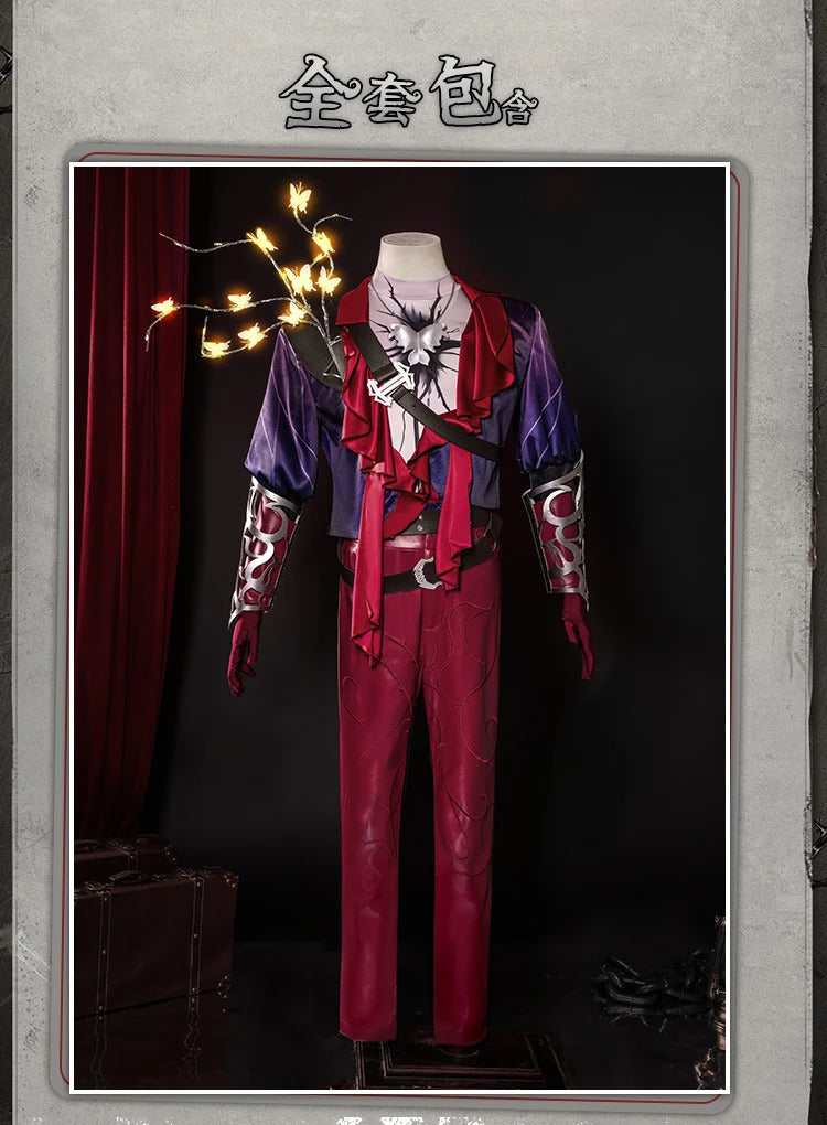 Identity ⅤNaib Subedar Cosplay Costume Uniform Halloween Carnival Party Christmas Play Role Clothes Clothing for Men Shusheng