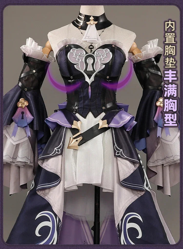 Shusheng The Herta Cosplay Game Honkai: Star Rail Costume Fashion Sweet Uniform Dress Women Halloween Party Role Play Clothing