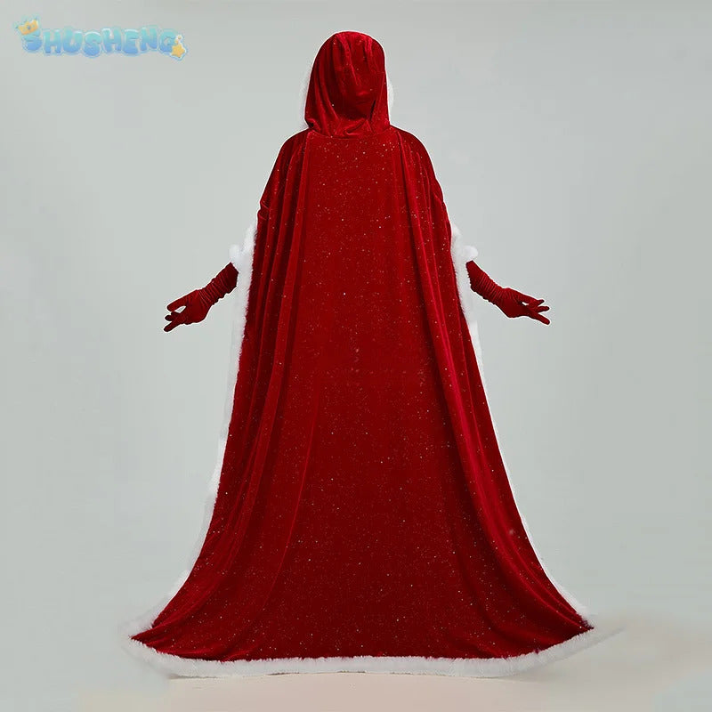 Anime OP Boaa Hancockk Cosplay Costume Women Sexy Christmas Party Dress Accessory Set Winter Warm High Quality Boa·Hancock suit