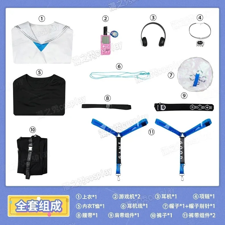 Game Arknights Mizuki Cosplay Costume Uniform Halloween Carnival Party Christmas Play Role Clothes Clothing