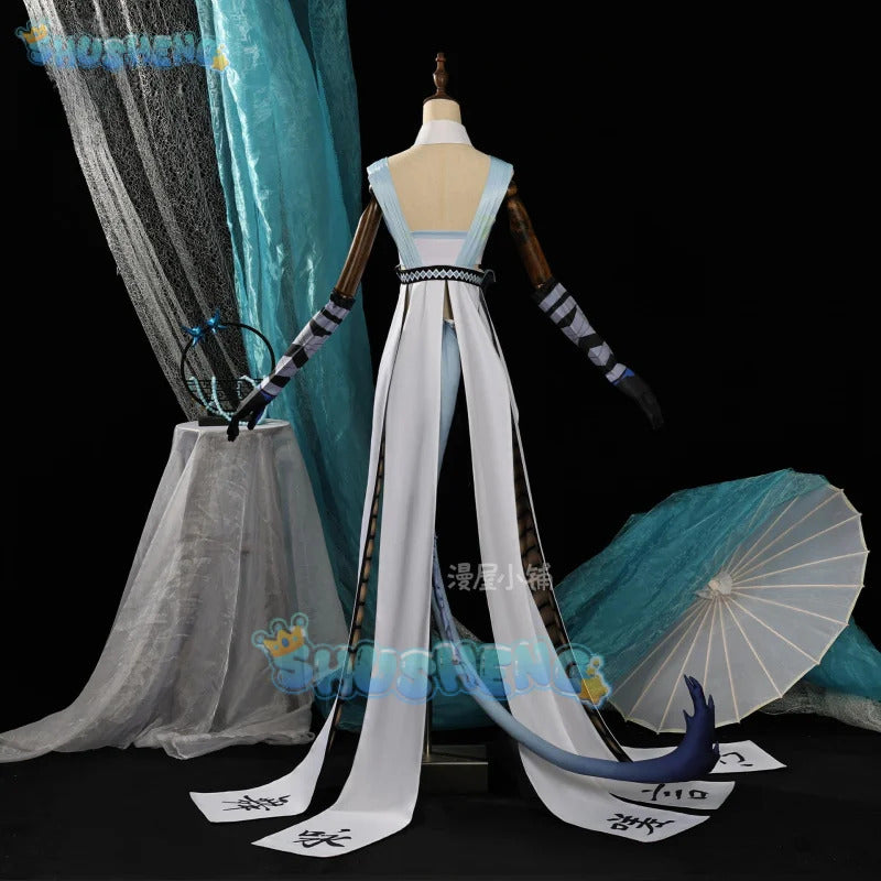 Arknights Ling Cosplay Costume Uniform Halloween Carnival Party Christmas Play Role Clothes Clothing for Women Shusheng