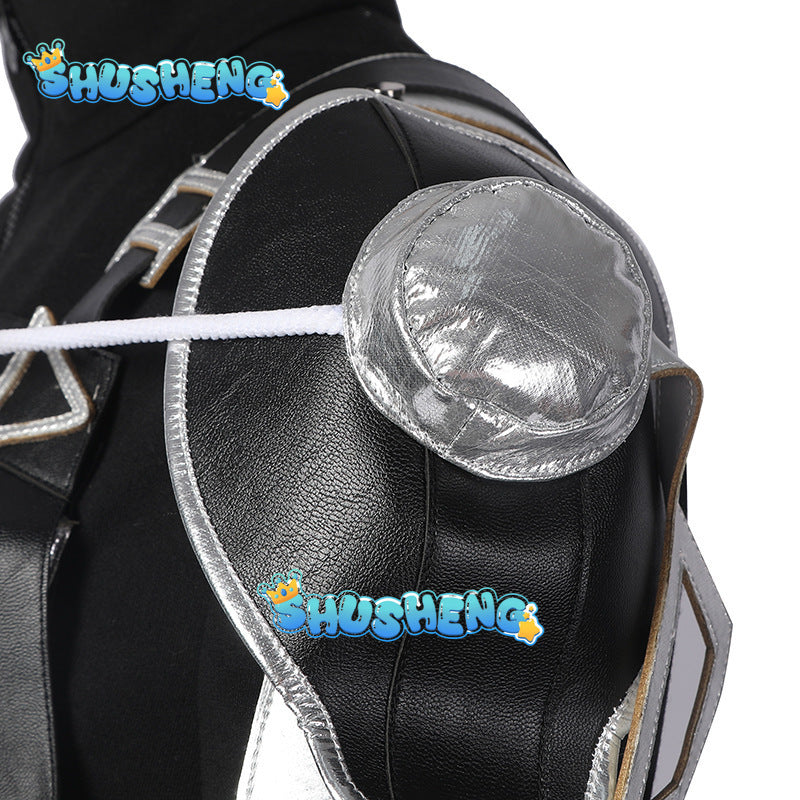 Attack on Titan 4 Cosplay Costume Black Combat Suit Eren Jaeger Cloak Pants Harness Leather Belts Set Scout Regiment