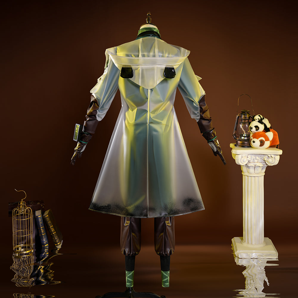Grave Keeper Cosplay Game Identity V Andrew Kreiss Home Designer Uniform Wig Set Halloween Party Role Play Outfit for Man