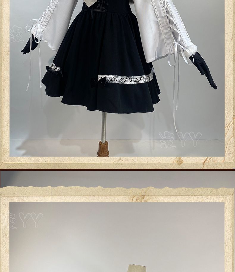 Anime Yosuga No Sora Kasugano Sora Cosplay Costume Winter Fur Collar Shawl Skirt Lolita Woman Cute Christmas Party Suit