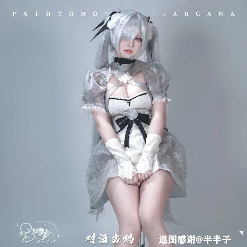 NIKKE:The Goddess of Victory Cinderella Cosplay Costume Anniversary Illustration Dress Halloween Carnival Sweet Lolita Uniform