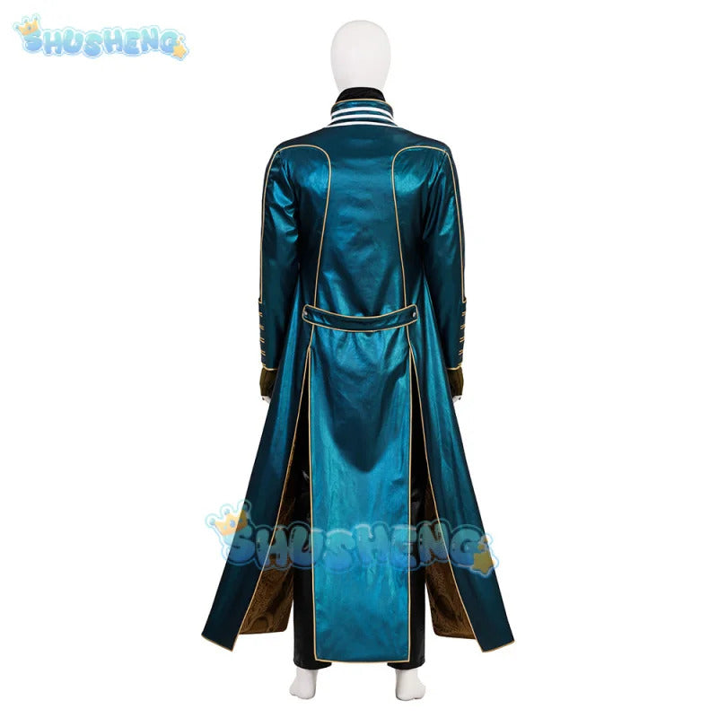 Game Devil May Cry Vergil Cosplay Costume Uniform Halloween Carnival Party Christmas Play Role Clothes Clothing for Men