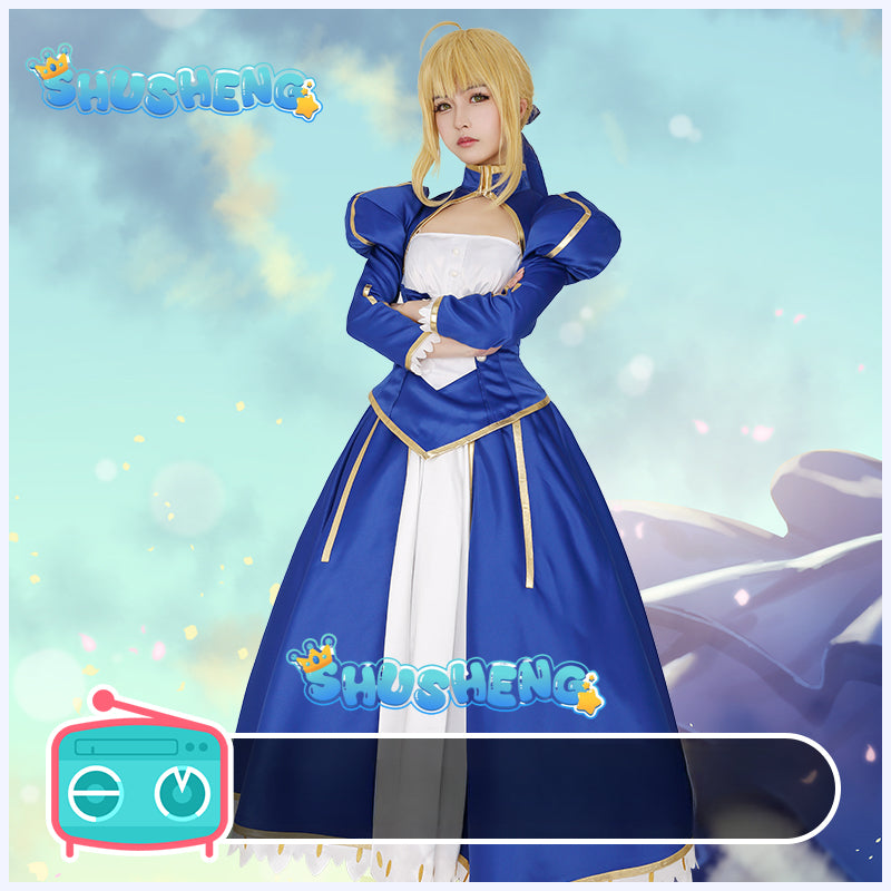 Altria Pendragon Dress Cosplay Fate/stay Night Costume Cos Game Anime Party Uniform Hallowen Play Role Clothes Clothing