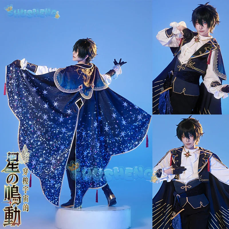 Ensemble Stars Starry Symphony Kagehira Mika Itsuki Shu Cosplay Costume Uniform Halloween Carnival Party Christmas Play Role