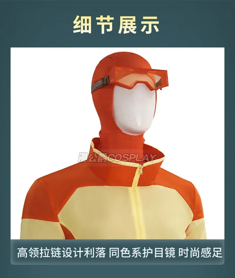 Invincible Season 3 Rex Splode Cosplay Costume Uniform Halloween Carnival Party Christmas Play Role Clothes Clothing for Men