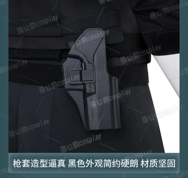 Movie Frank Castle Cosplay Daredevil Cos Born Again Costume Halloween Men's Fantasy Uniform Coat Pants Props Shoes Handsome Set