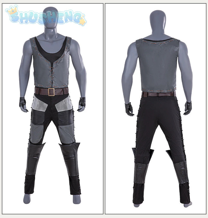 New Game Apex Legends Crypto Tae Joon Park Cosplay Costume Shoes, knee pads, props, Halloween party men's set complete set