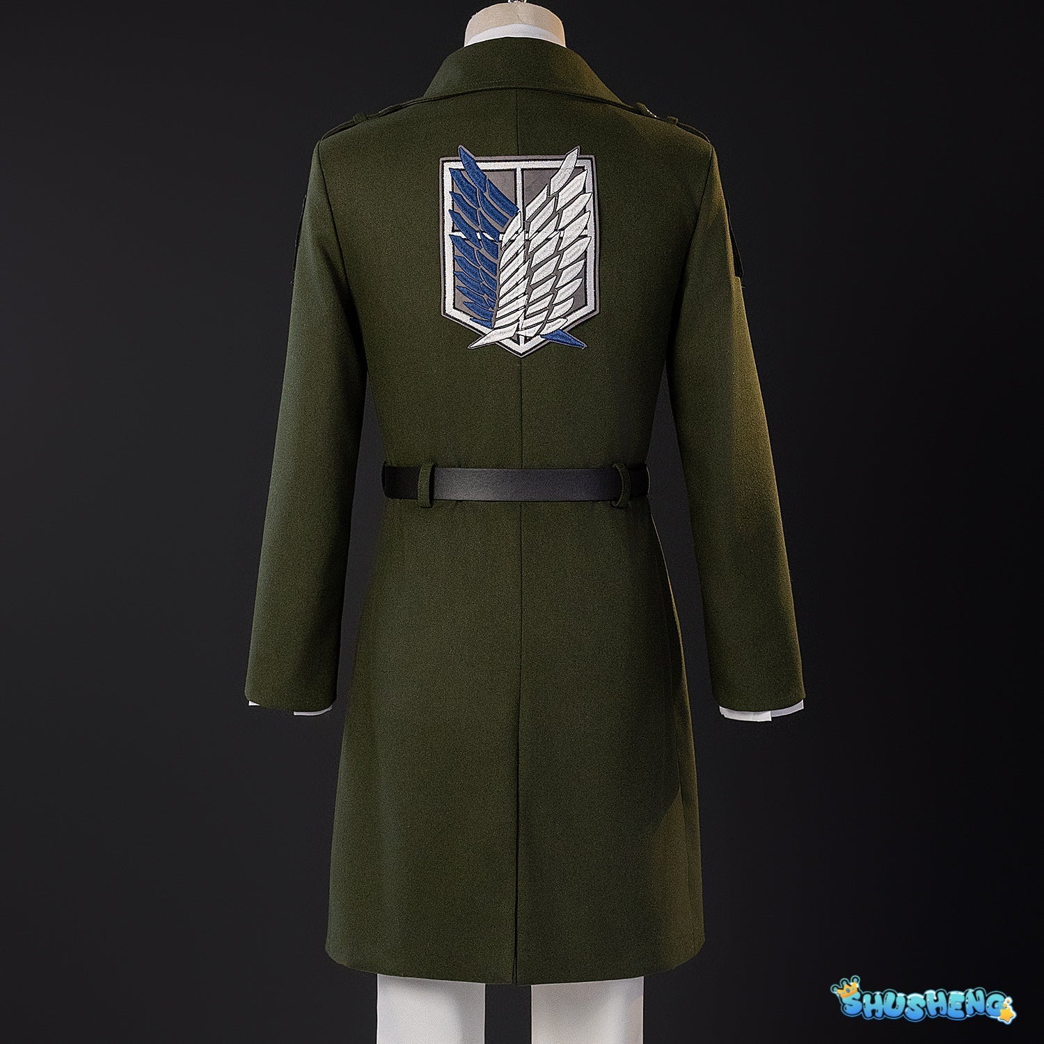 Anime Eldia Cosplay Scout Regiment Costume Survey Corps Green Uniform Scout Legion Outfits for Halloween