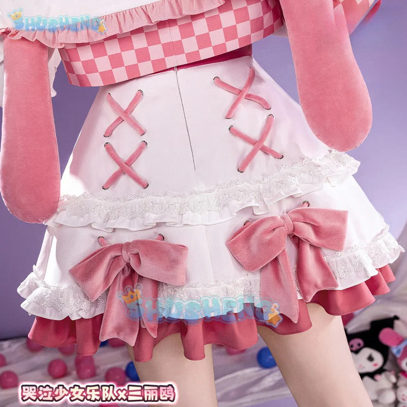 Girls Band Cry Nina 486 Tomo Hina Cosplay Costume Uniform Halloween Carnival Party Christmas Play Role Clothes Clothing