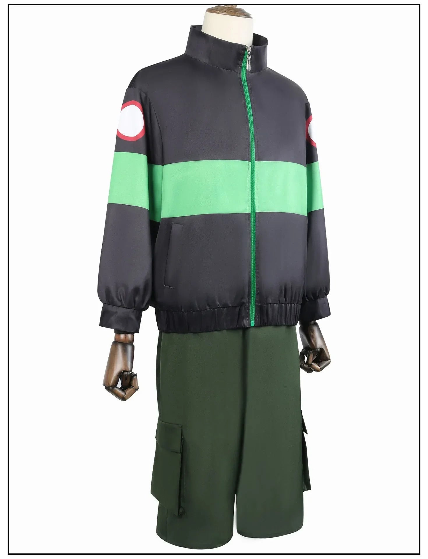 Anime Sakamoto Days Heisuke Mashimo Cosplay Costume Black Green Jacket Pants Halloween Party for Women Men Props Carnival