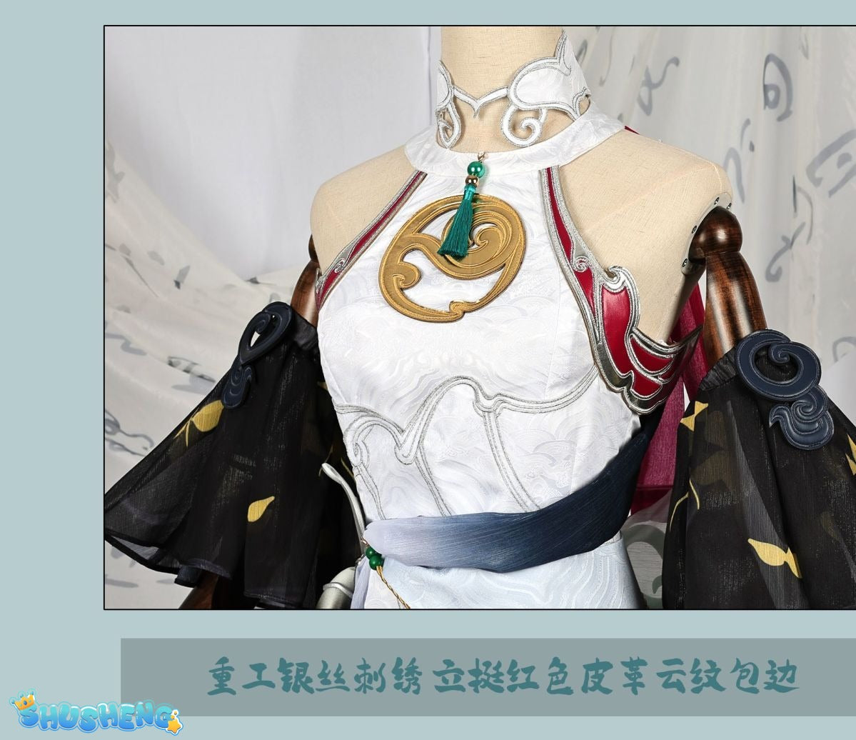 Game Honor of Kings Cosplay Gong Sun Li Chinese-inspired Costume Luxury Dresses Halloween Game Cosplay Newly Dress for Women
