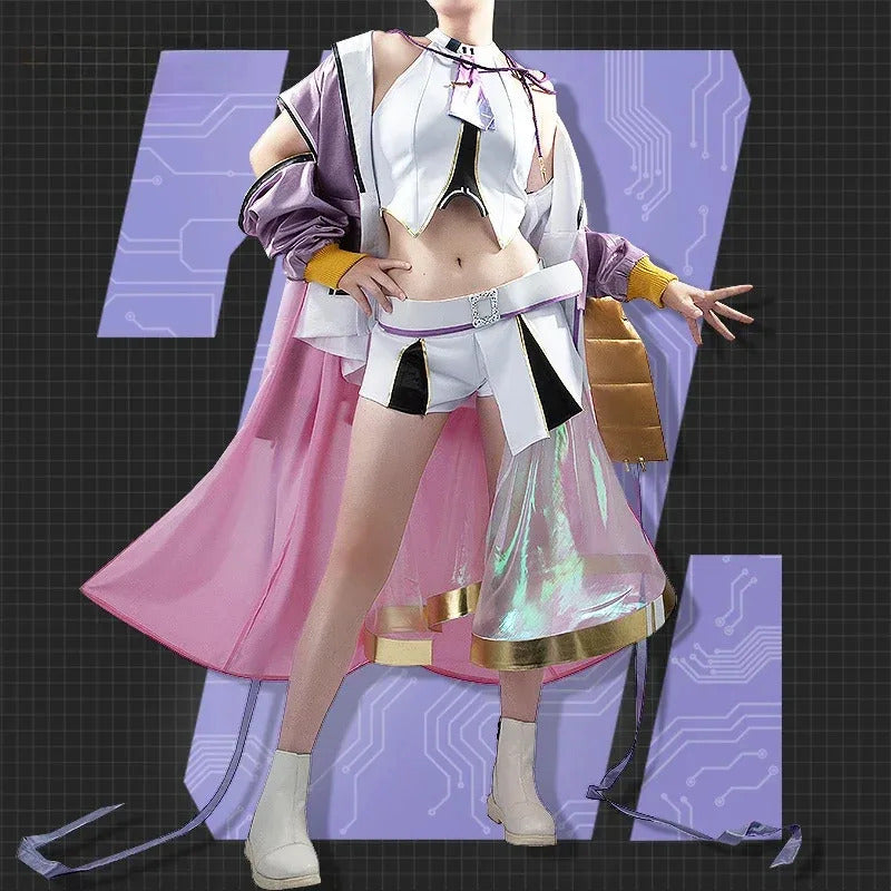 Game NIKKE:The Goddess of Victory Syuen Cosplay Costume Halloween Party New Coat Skirt Wig Prop Set Men Women Fashion Uniform