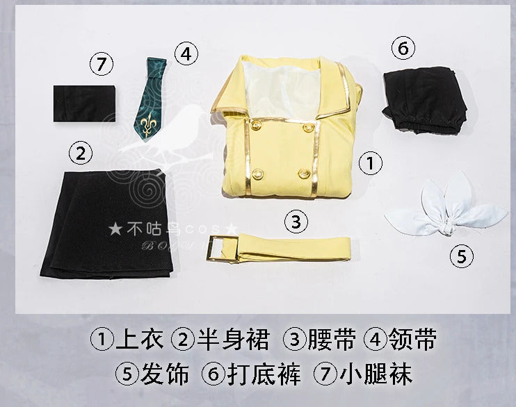 Anime Lelouch Lamp Rouge Cosplay Costume Nezuko Cosplay Code Geass CC Cosplay Halloween Uniform Girls School Dress