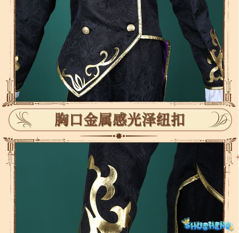 Anime Game Identity ⅤSurvivor Mechanic Tracy Reznik Cosplay Costume Puppeteer Skin Printing Uniform Man Woman Carnival Suit