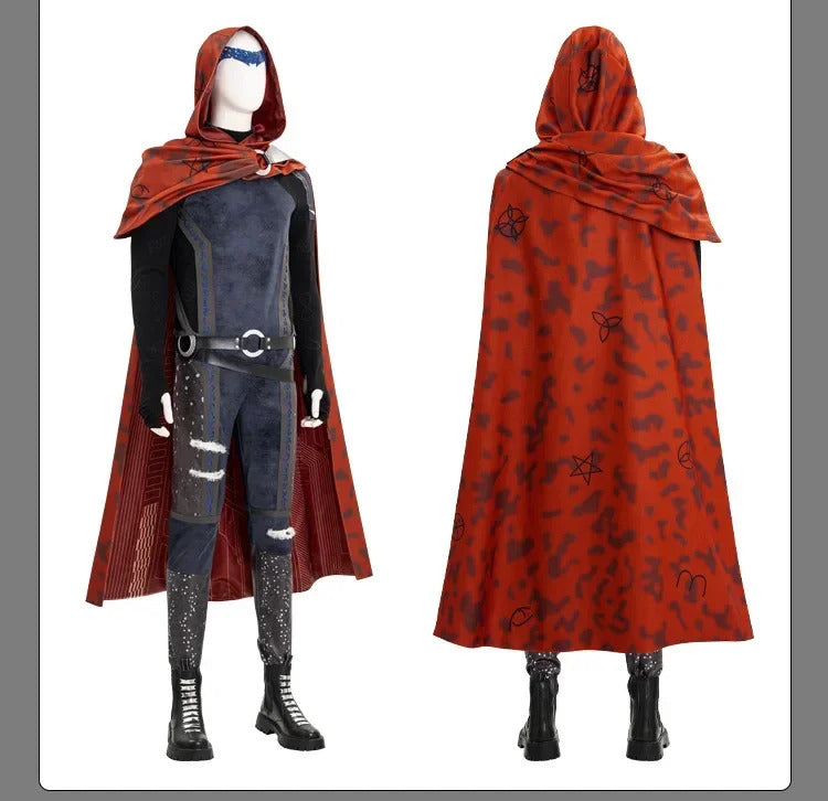 Red Agatha Wiccan Cosplay Costume Billy Kaplan Uniform Halloween Carnival Party Christmas Play Role Clothes Clothing for Men