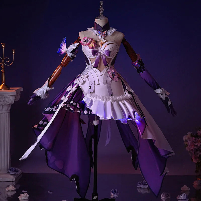 Game Honkai: Star Rail Castorice Cosplay Costume Halloween Carnival Gorgeous Dress Ladies Lolita Props Accessories Sweet Set