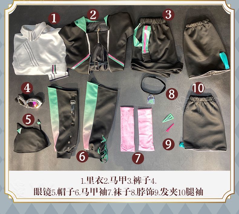 Vtuber VirtuaReal Aza Game Suit Youthful Handsome Fashion Leisure Uniform Cosplay Costume Halloween Party Outfit
