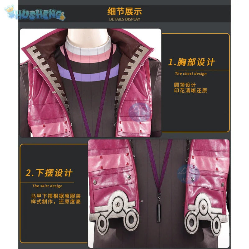 Xenoblade cos Chronicles shulk hero Cosplay Costume Jewelry accessories and props Halloween handsome set