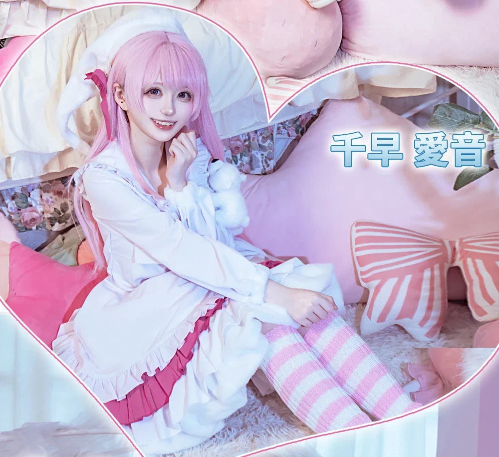 Taki Shiina Anon Chihaya Takamatsu Tomori Bang Dream!Cosplay Costume Halloween sleepwear party dress socks accessories prop set