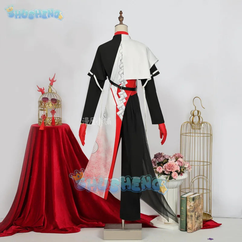 Arknights Nian Cosplay Costume Thunderbolt Director Uniform Halloween Carnival Party Christmas Play Role Clothes Clothing