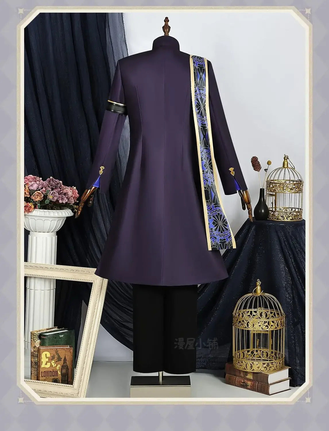 Shusheng-N Genshin Impact Cyno Cosplay Radiant Night Banquet Costume Coat pants belt necklace prop set Halloween fashion Cyno Men uniform