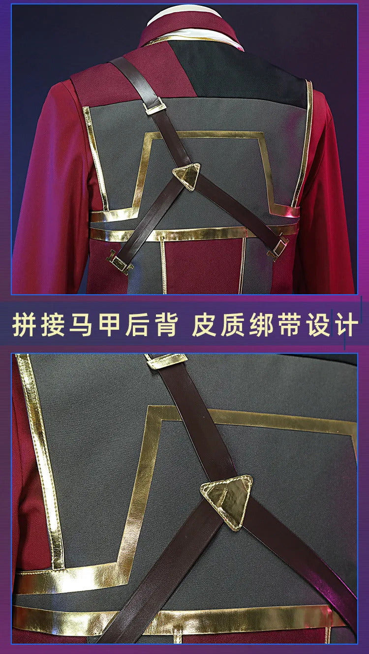IN STOCK Silco Arcane Cosplay Arcane:League of Legends Silco costume Carnival Party Men Women Uniform Accessories Prop Set