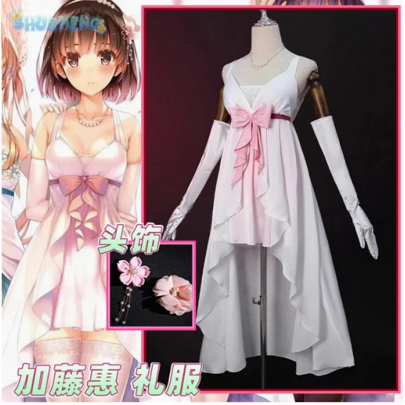 Megumi Kato Saekano: how to raise a strong girlfriend cosplay special dress Halloween costume new WOMEN'S sexy prop uniform
