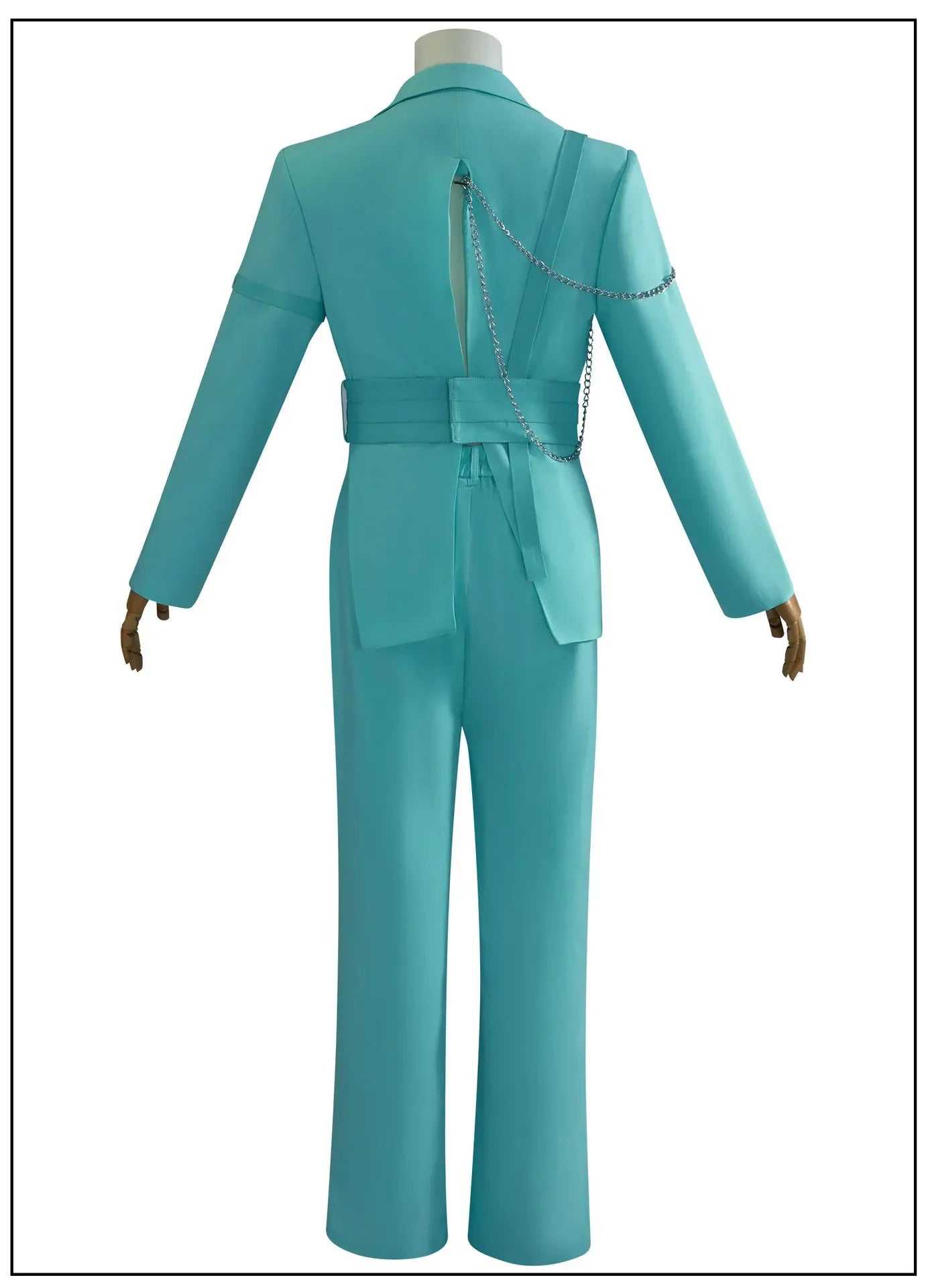 Shusheng-N Anime Alien Stage Luka R7 Cosplay Blink Costume New blue suit pants accessory set Halloween carnival fashion men women uniform