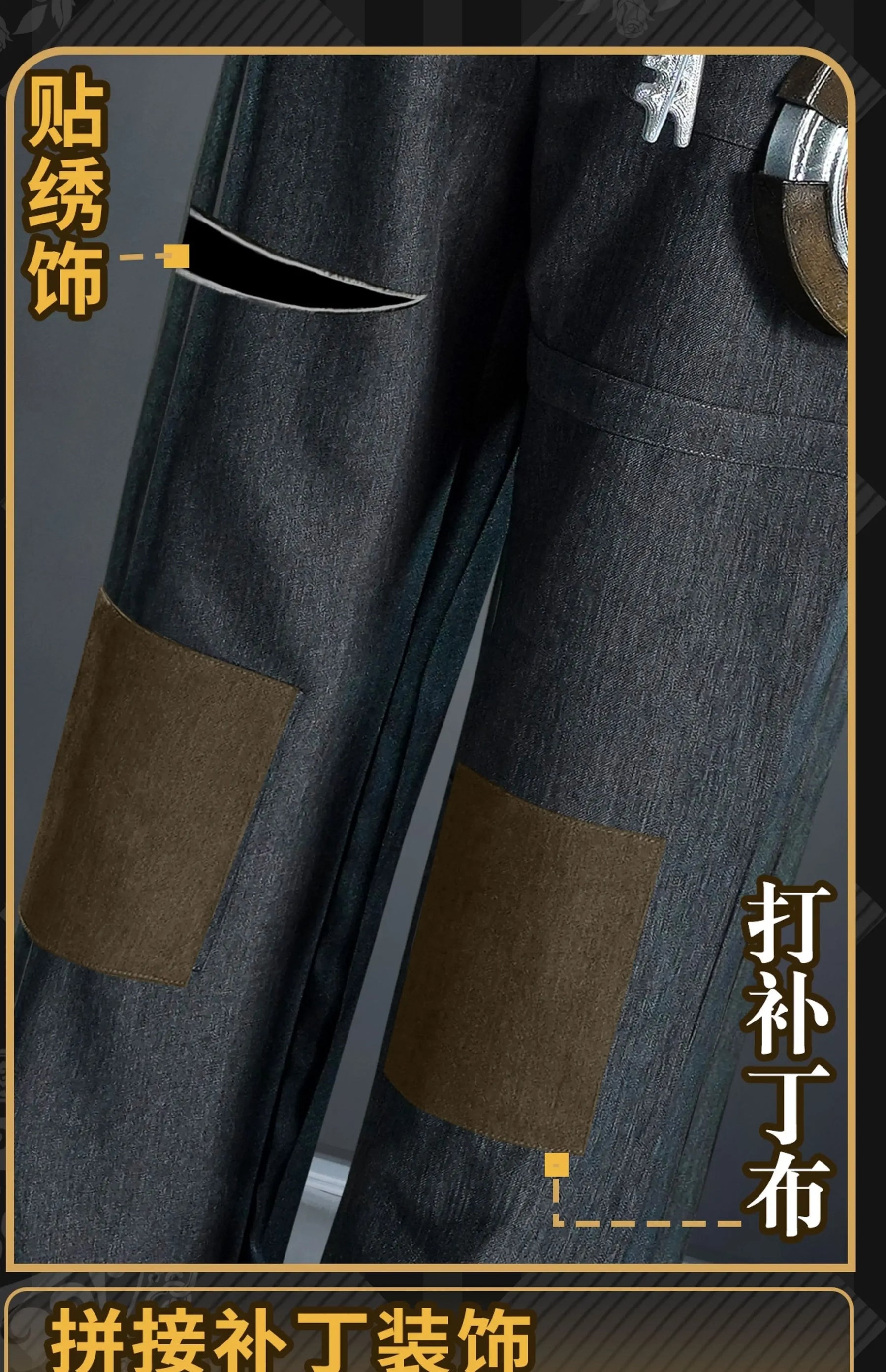 Identity Ⅴ Prospector Highway Knight Cosplay Costume Uniform Halloween Carnival Party Christmas Play Role Clothes Clothing