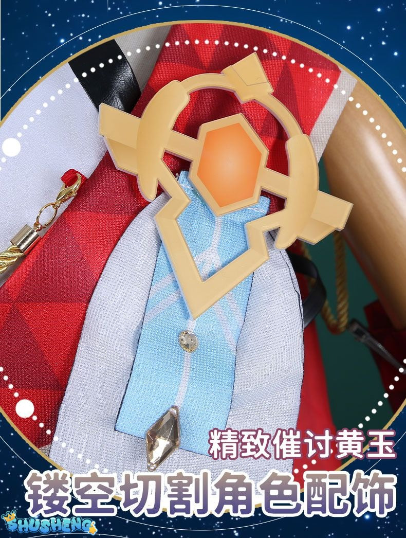 Topaz Cosplay Costume Honkai Star Rail Dress Headwear Full Set Outfits Carnival Party Gifts
