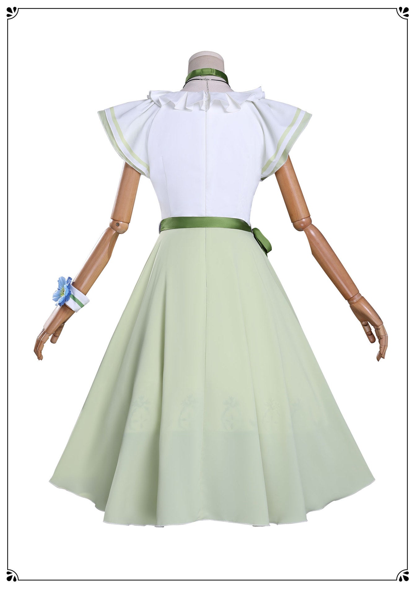 New Frieren Beyond Journey's End Stark Collaboration Cosplay Costume Wigs Dress Apron Full Set Halloween Anime Daily Outfit