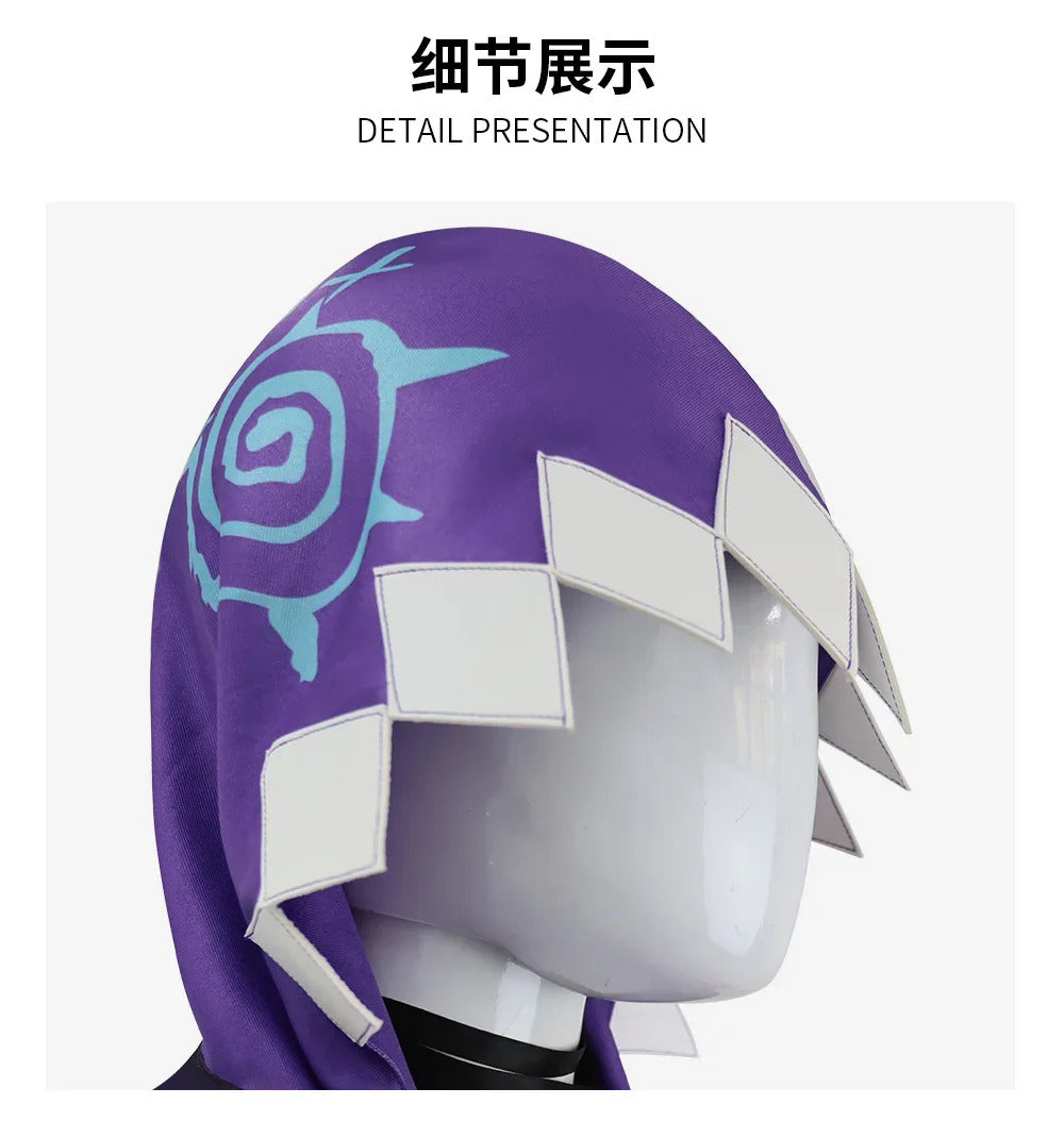 LoL Arcane Jinx Cosplay Costume Hat Finger Cover Outfits Women Vest Shorts Belt Gloves Halloween Carnival Suit Shusheng