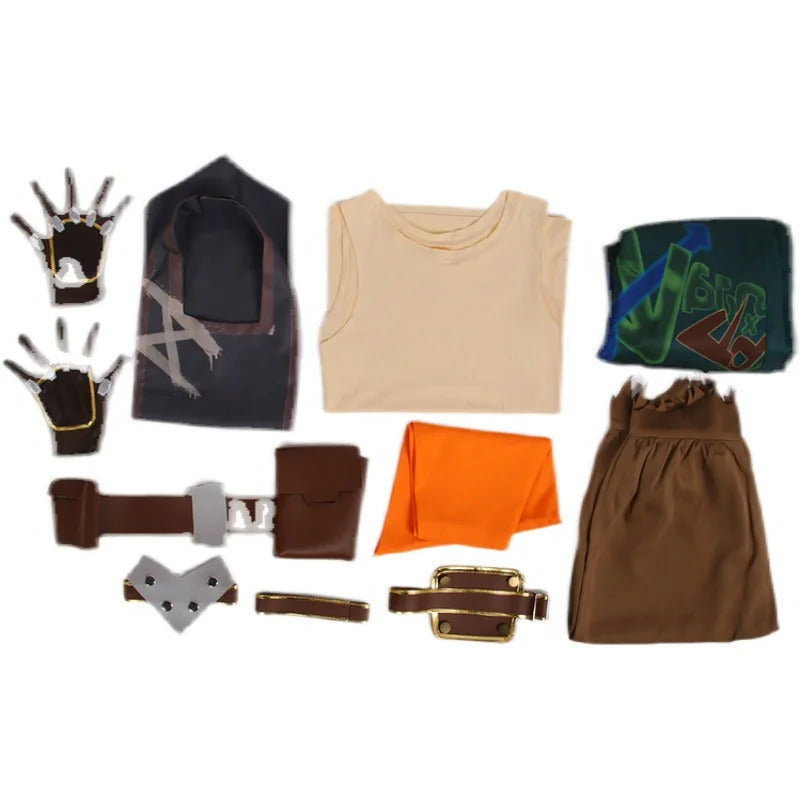 LOL Arcane Ekko Guardians of the Future Cosplay Costume Cos Game Anime Party Uniform Hallowen Play Role Clothes Clothing