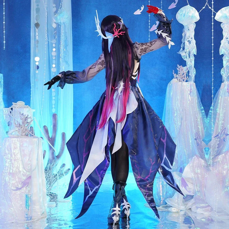 Game Honkai:Star Rail Helektra Cosplay Costume Uniform Halloween Carnival Party Christmas Play Role Clothes Clothing for Women